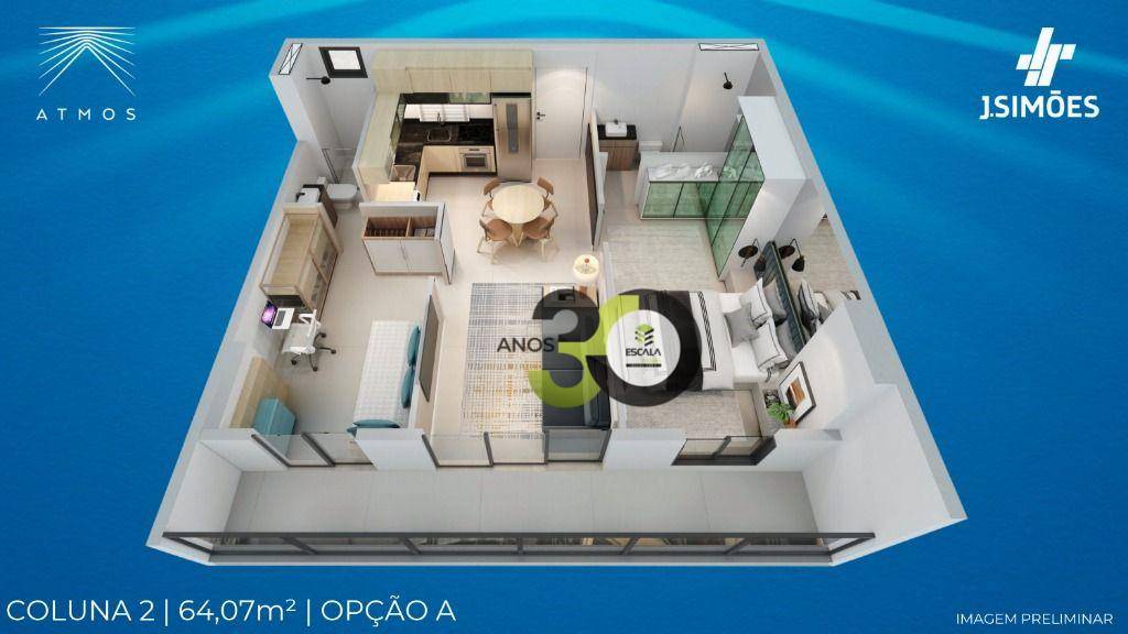 Apartamento, 2 quartos, 64 m² - Foto 75