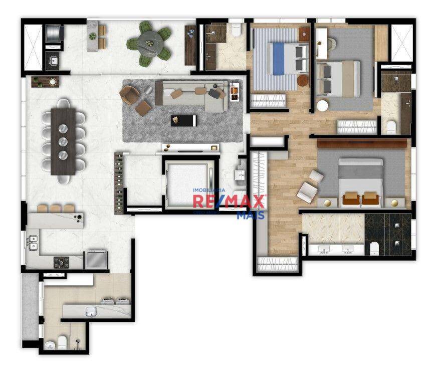 Apartamento à venda com 2 quartos, 125m² - Foto 39