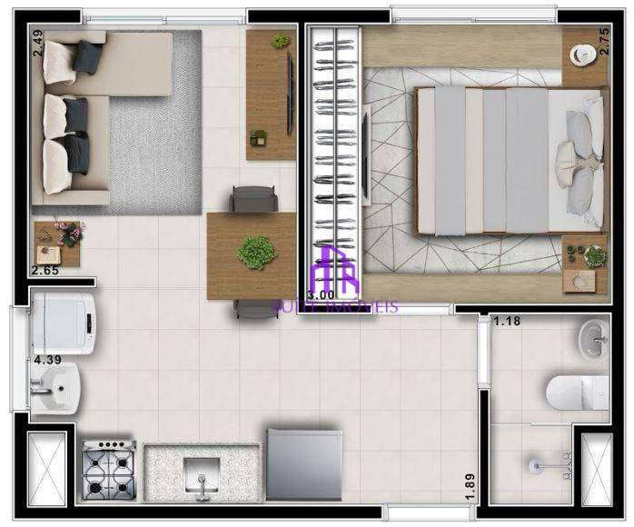 Apartamento à venda com 2 quartos, 44m² - Foto 17