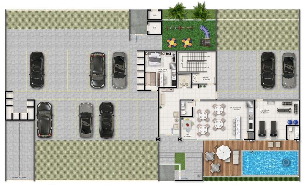 Apartamento à venda com 2 quartos, 80m² - Foto 16