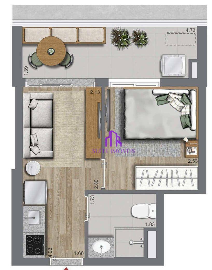 Apartamento à venda com 2 quartos, 46m² - Foto 32