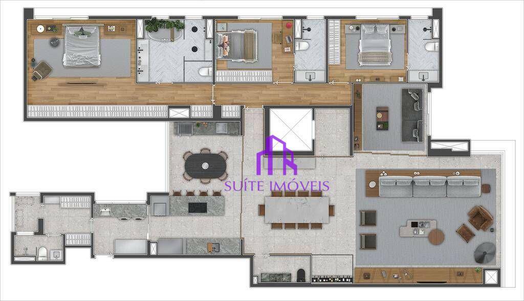 Apartamento à venda com 4 quartos, 255m² - Foto 24