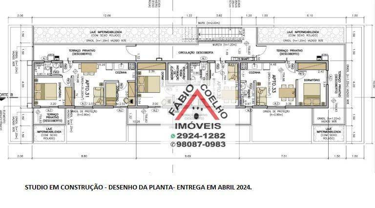 Kitnet e Studio à venda com 1 quarto, 51m² - Foto 1