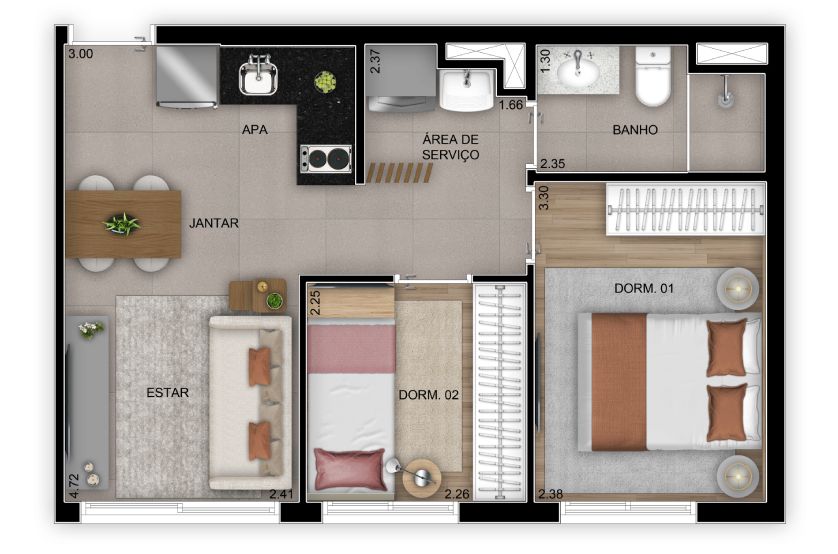 Apartamento à venda com 3 quartos, 102m² - Foto 37