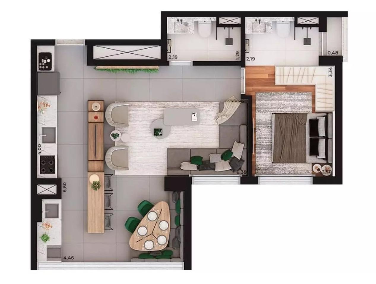 Apartamento à venda com 2 quartos, 3756m² - Foto 30