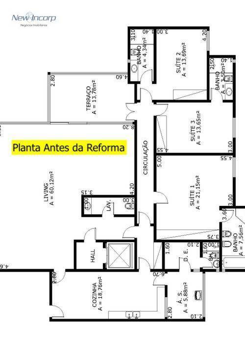 Apartamento à venda com 3 quartos, 185m² - Foto 14