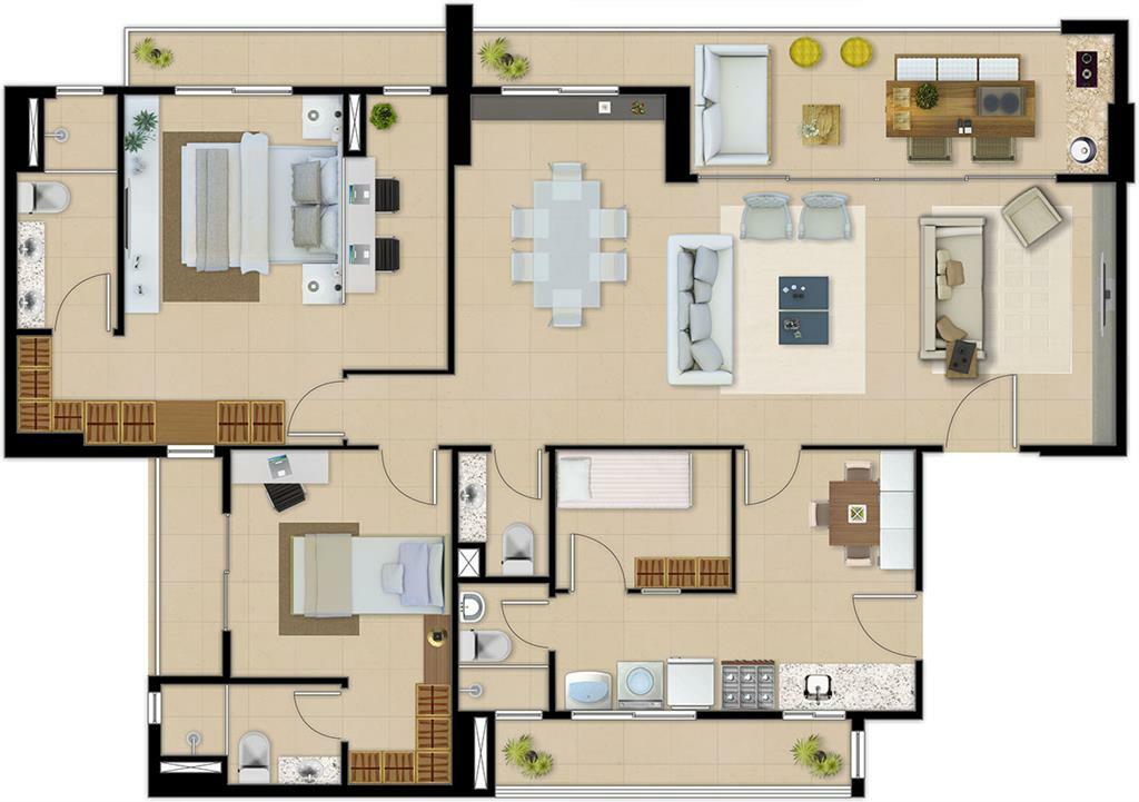 Apartamento à venda com 3 quartos, 125m² - Foto 25