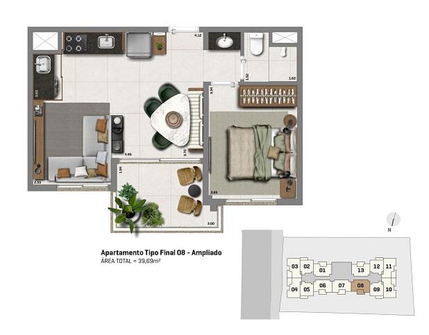 Apartamento à venda com 2 quartos, 2940m² - Foto 37