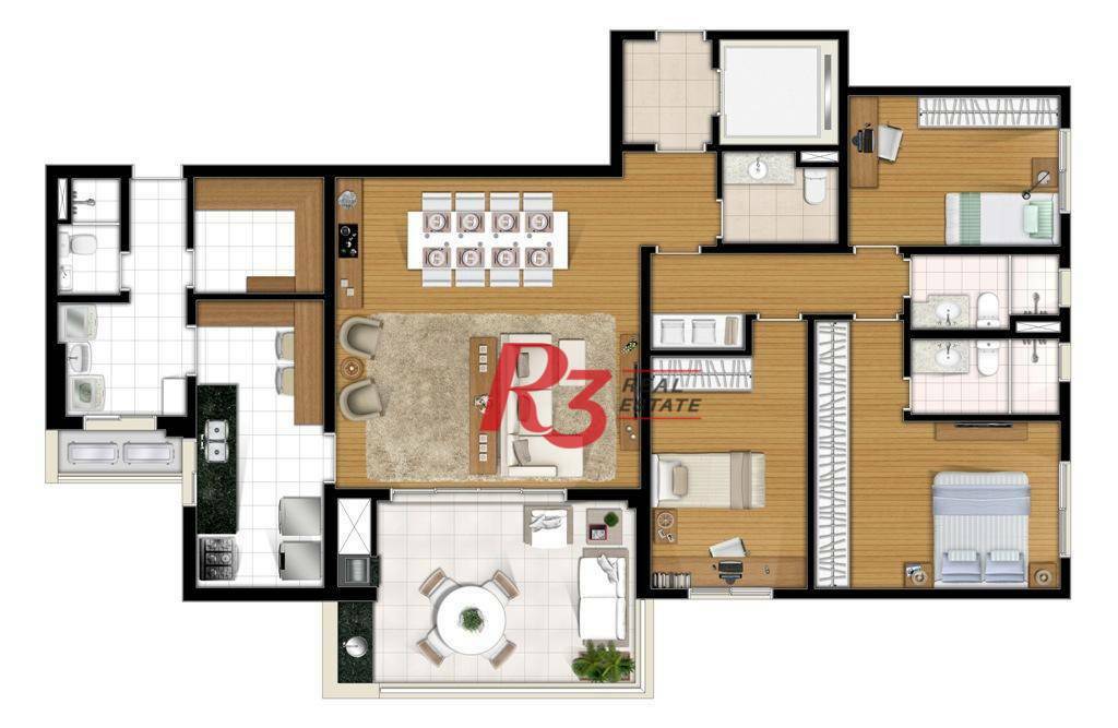 Apartamento para alugar com 3 quartos, 150m² - Foto 40