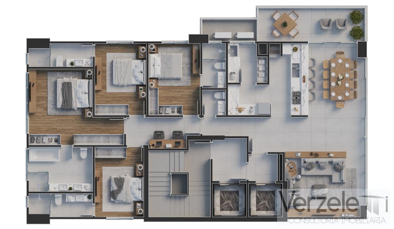 Apartamento à venda com 4 quartos, 180m² - Foto 22