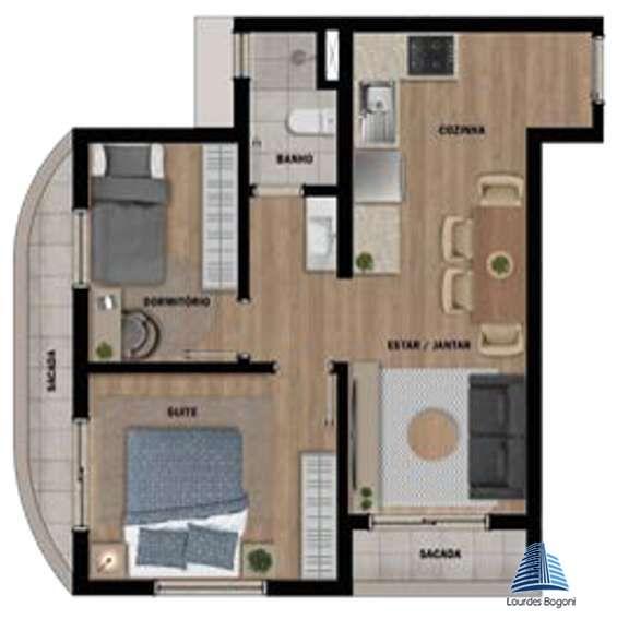 Apartamento à venda com 2 quartos, 37m² - Foto 13