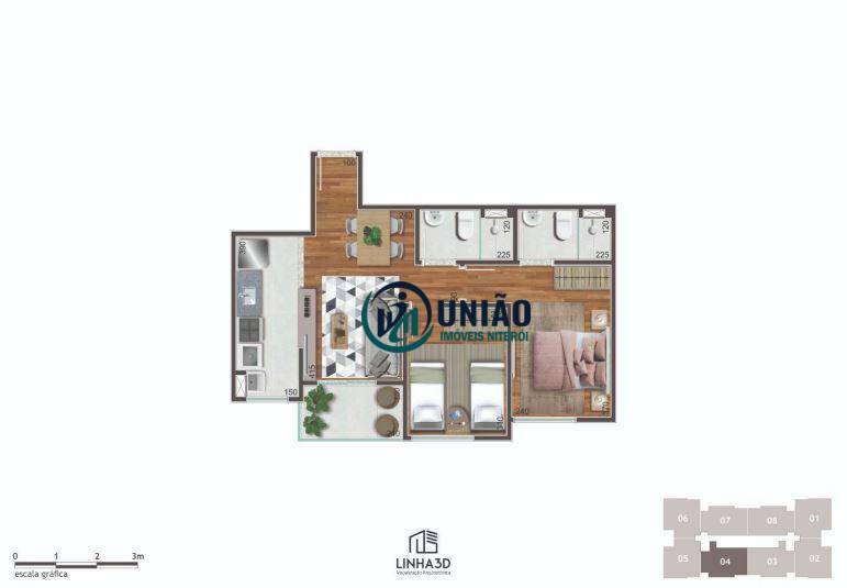 Apartamento à venda com 2 quartos, 53m² - Foto 40