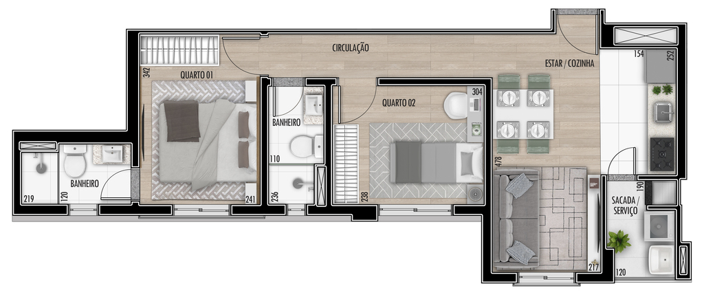 Apartamento à venda com 2 quartos, 4823m² - Foto 46