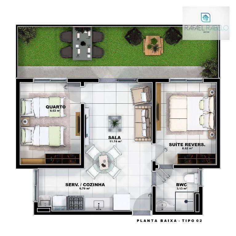 Apartamento à venda com 2 quartos, 45m² - Foto 18