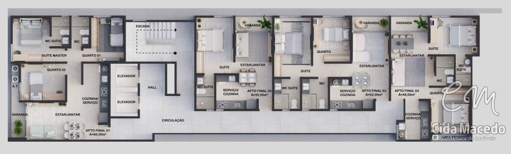 Apartamento à venda com 1 quarto, 35m² - Foto 26