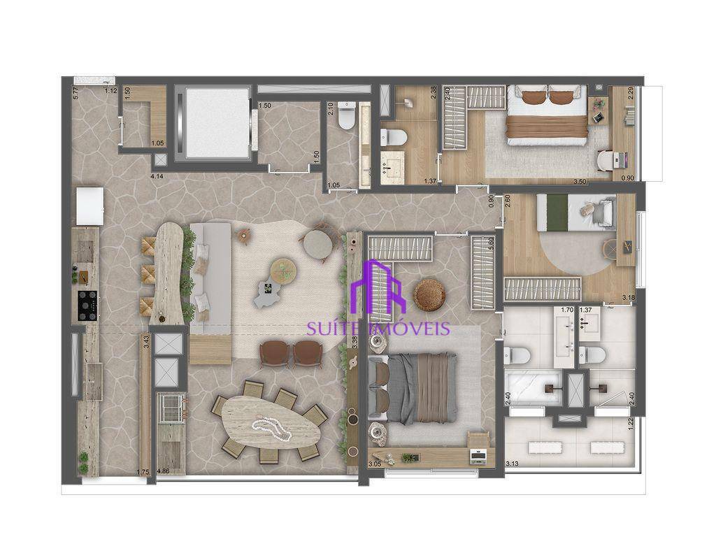 Apartamento à venda com 3 quartos, 92m² - Foto 8