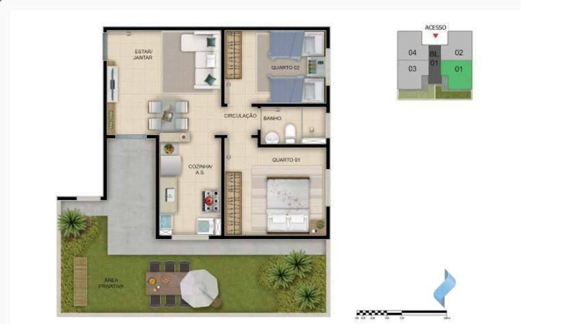 Apartamento à venda com 2 quartos, 47m² - Foto 23