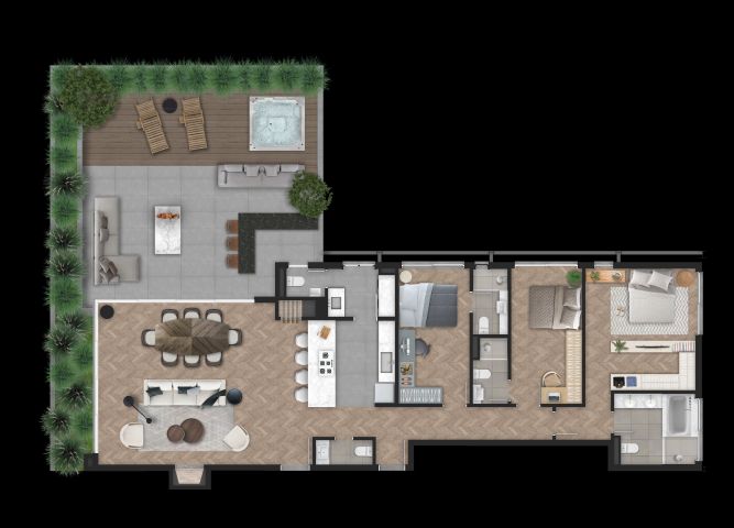 Cobertura à venda com 3 quartos, 339m² - Foto 3