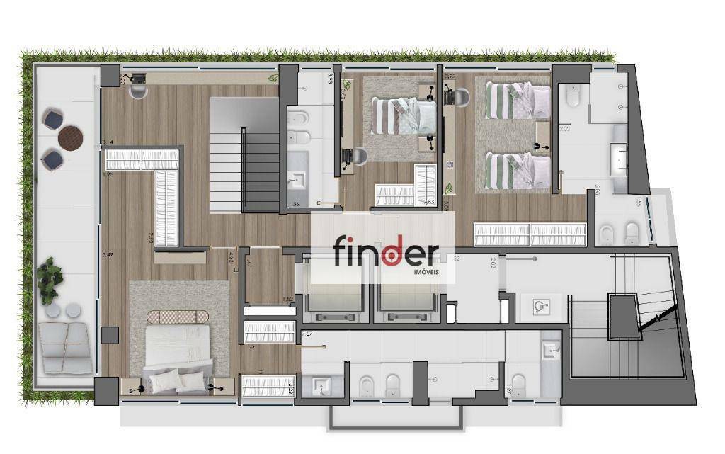 Apartamento à venda com 2 quartos, 162m² - Foto 48