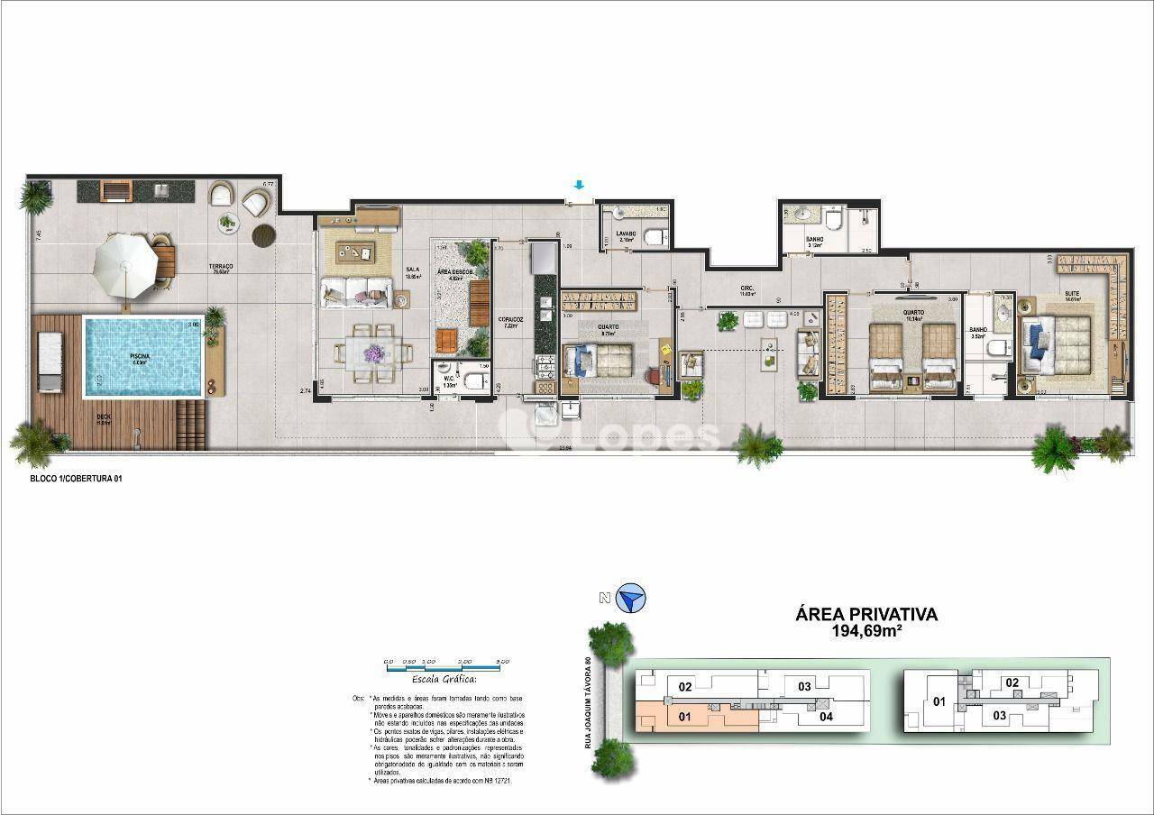 Cobertura à venda com 3 quartos, 189m² - Foto 29