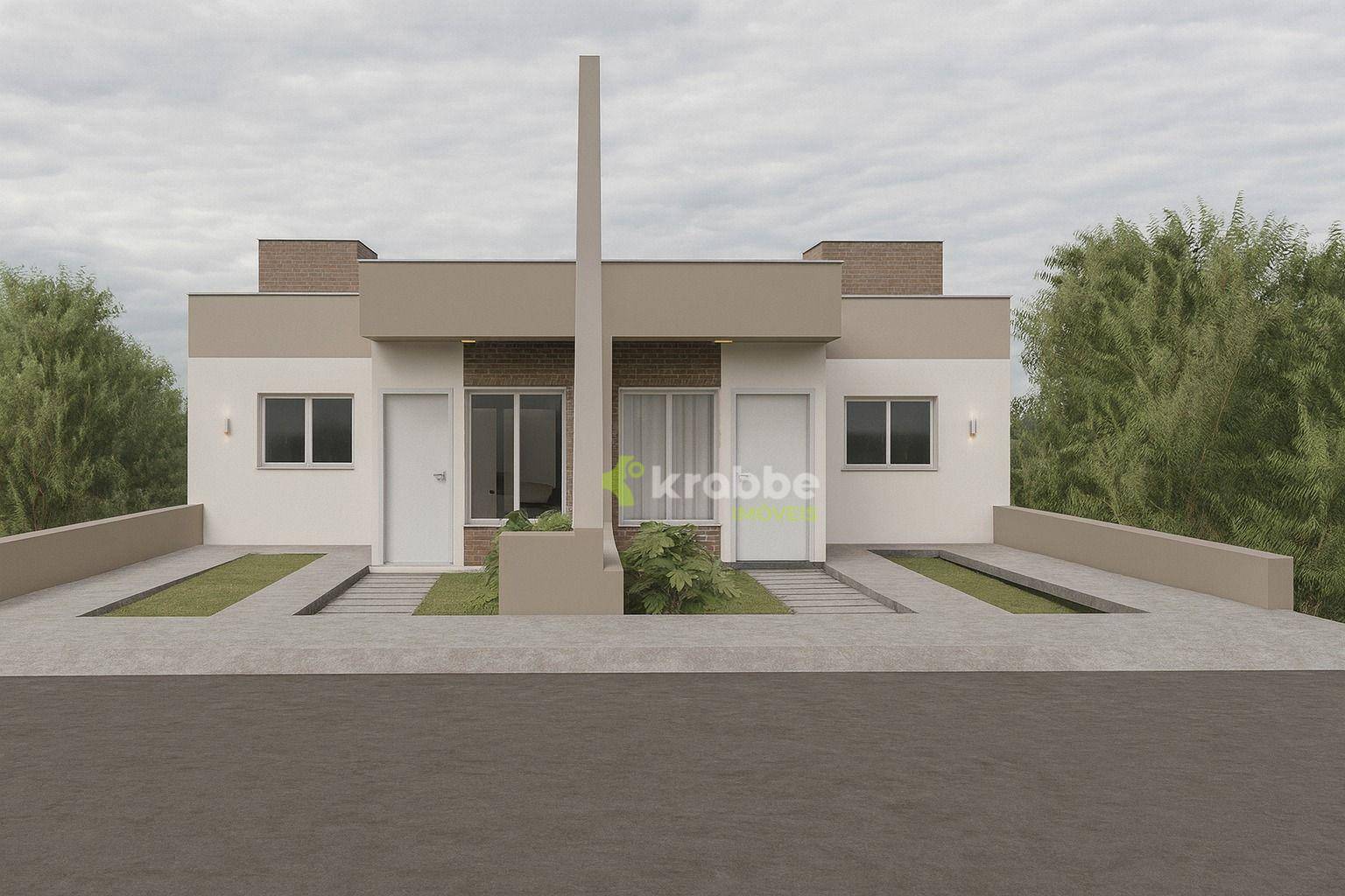 Casa, 2 quartos, 57 m² - Foto 1