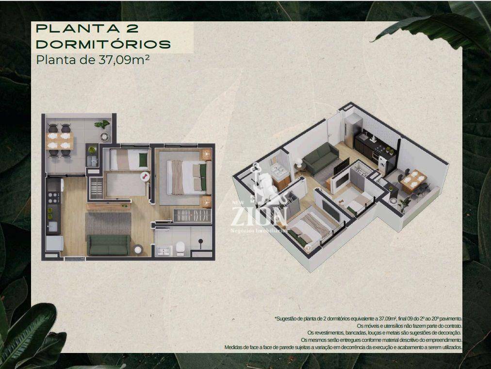 Apartamento à venda com 2 quartos, 37m² - Foto 20