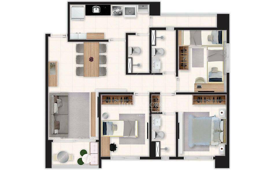 Apartamento à venda com 2 quartos, 55m² - Foto 26