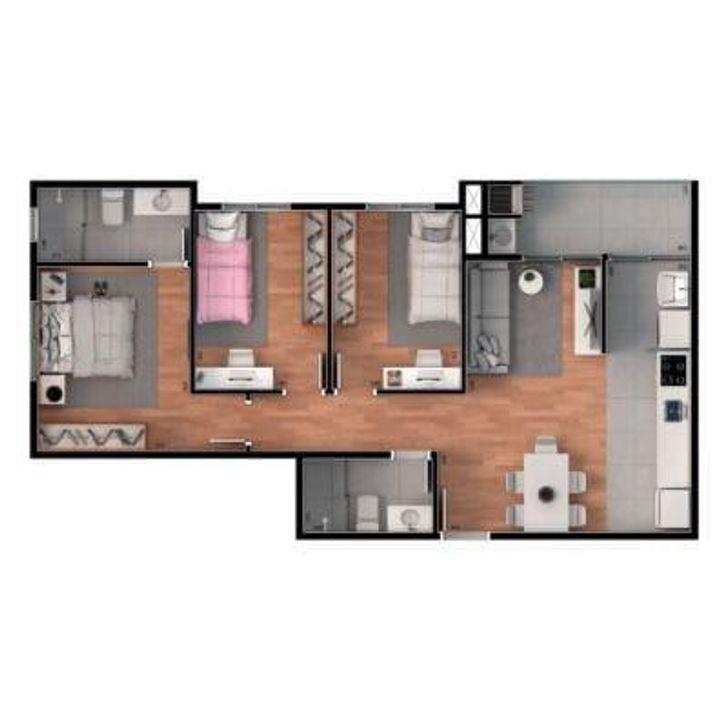 Apartamento à venda com 3 quartos, 66m² - Foto 10