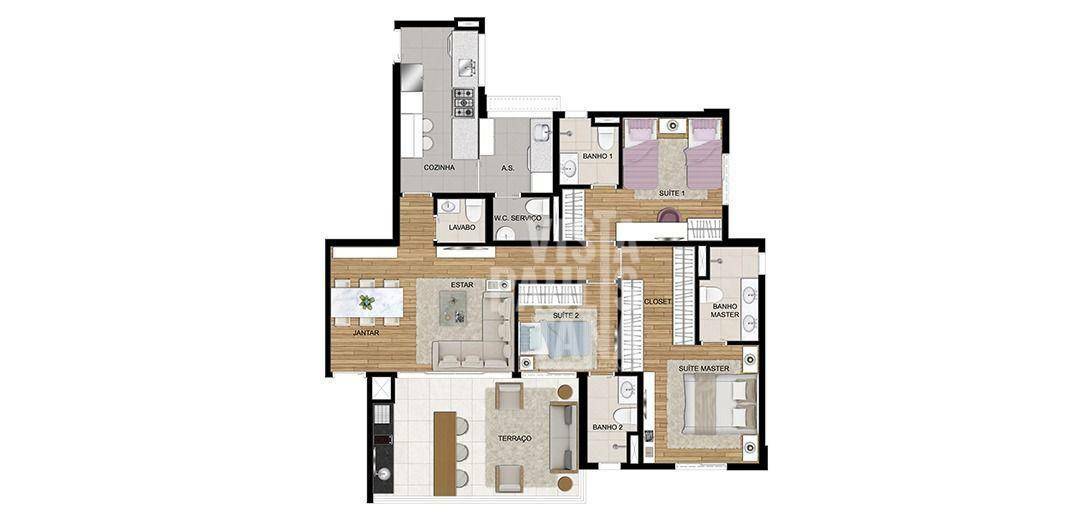 Apartamento à venda com 3 quartos, 120m² - Foto 33