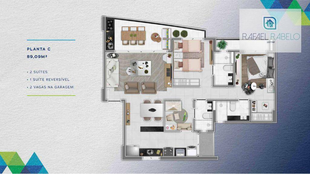 Apartamento à venda com 3 quartos, 87m² - Foto 33