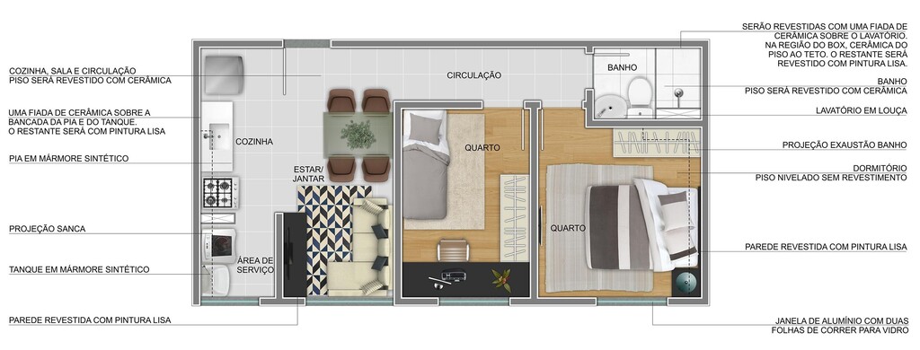 Apartamento à venda com 2 quartos, 39m² - Foto 14