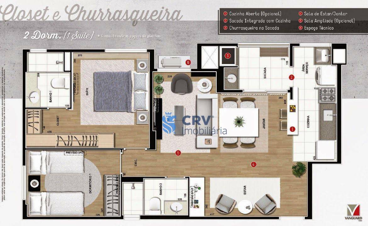 Apartamento para alugar com 2 quartos, 69m² - Foto 28