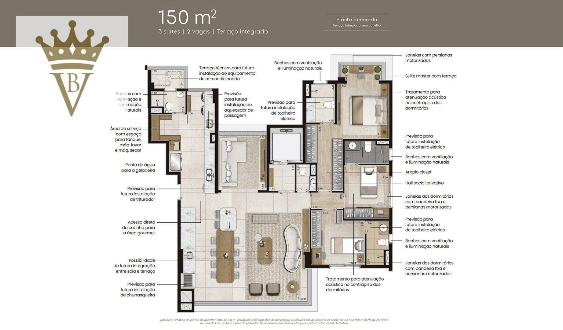 Apartamento à venda com 3 quartos, 150m² - Foto 24