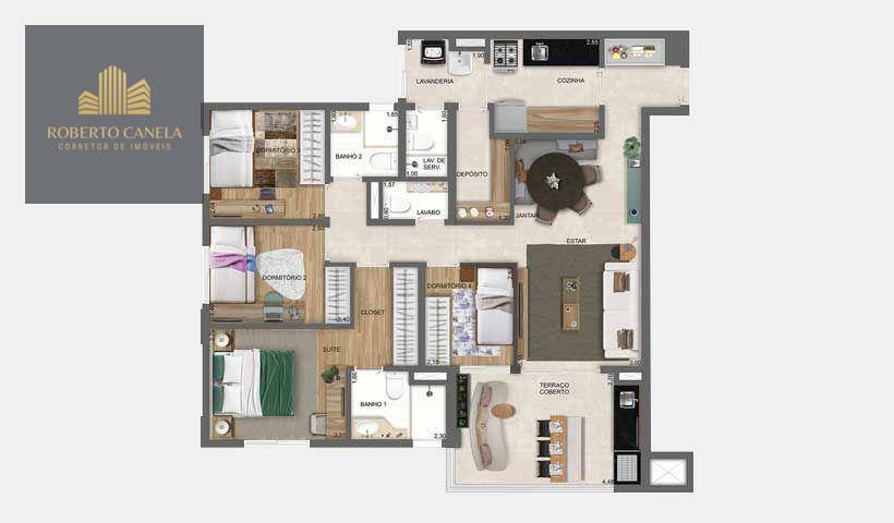 Apartamento à venda com 4 quartos, 106m² - Foto 5