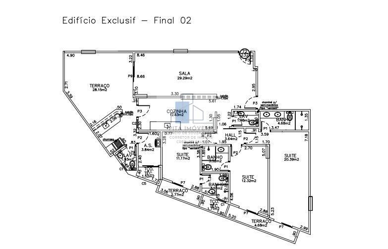 Apartamento à venda com 3 quartos, 129m² - Foto 44