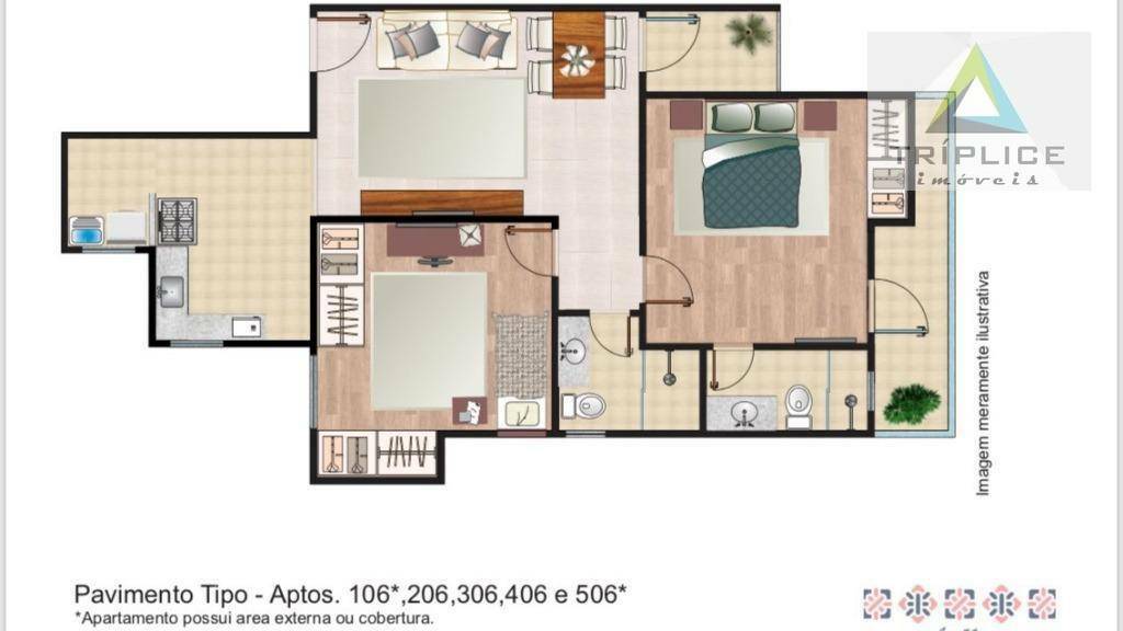 Apartamento à venda com 2 quartos, 65m² - Foto 16