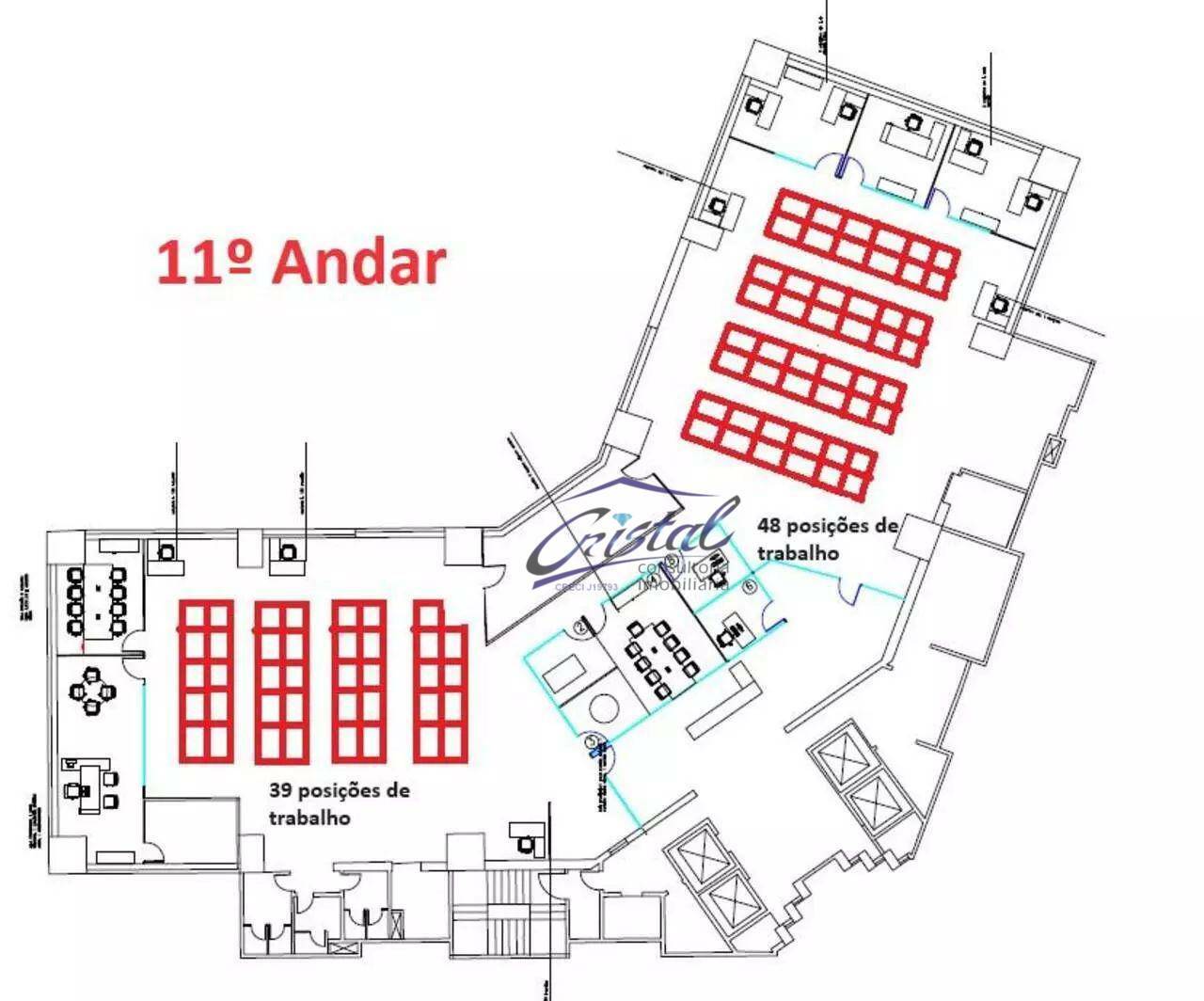 Conjunto Comercial-Sala para alugar, 775m² - Foto 45