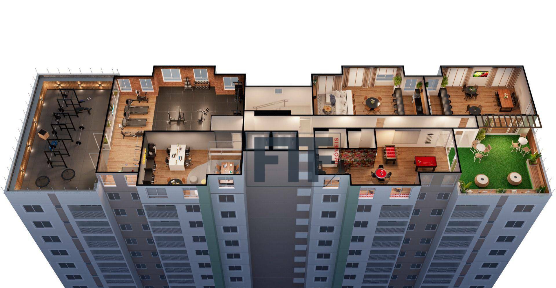 Apartamento à venda com 2 quartos, 51m² - Foto 45