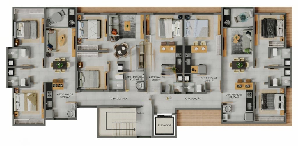 Apartamento à venda com 2 quartos, 52m² - Foto 10