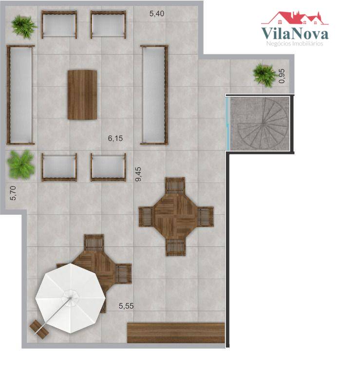 Apartamento à venda com 2 quartos, 124m² - Foto 2