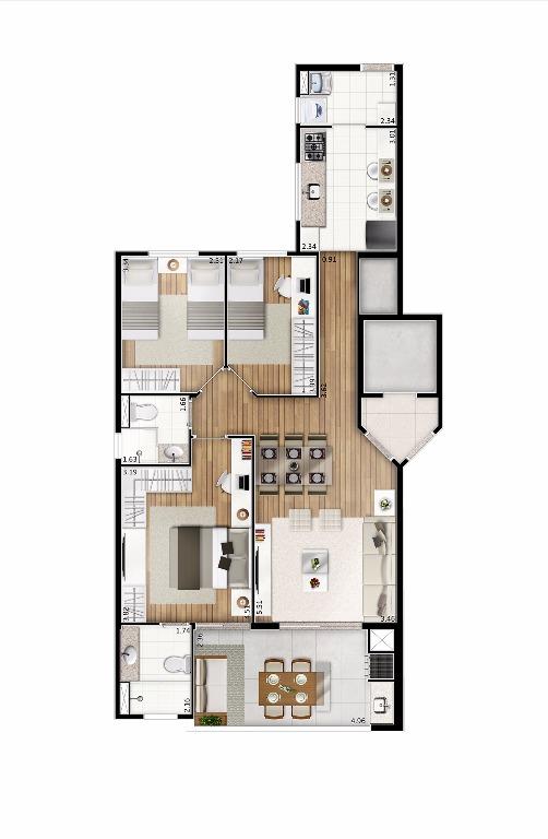 Apartamento à venda com 3 quartos, 91m² - Foto 21