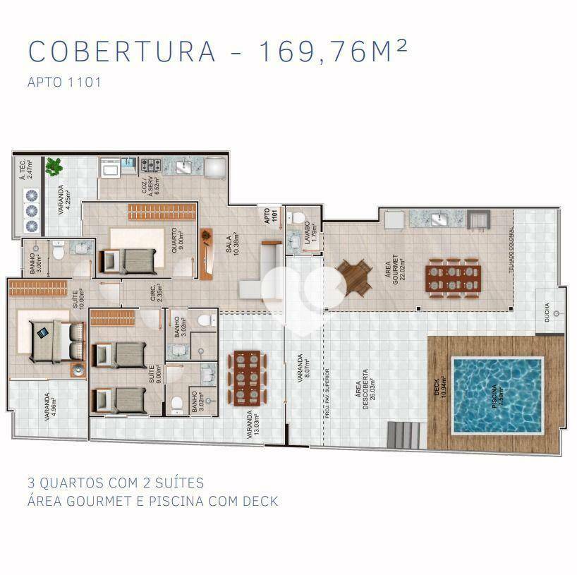 Apartamento à venda com 2 quartos, 69m² - Foto 35