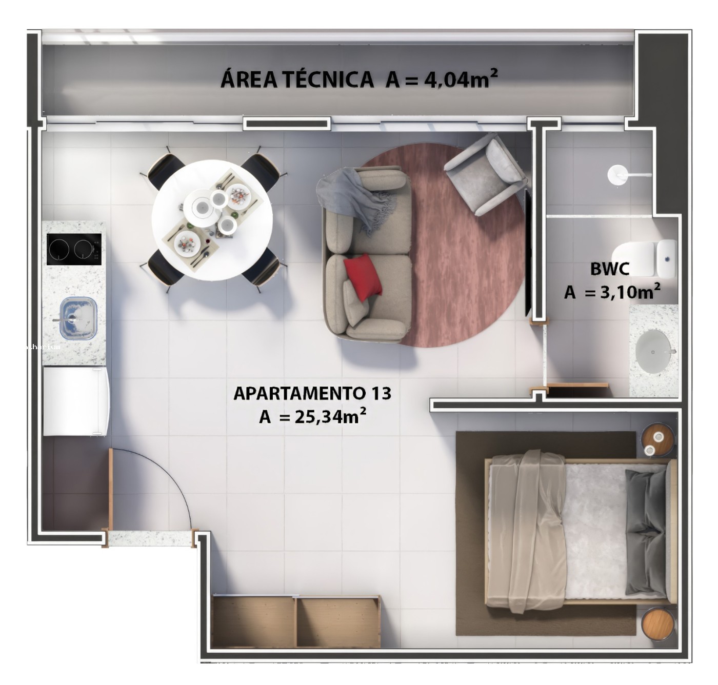 Flat/Apart Hotel à venda, 35m² - Foto 14