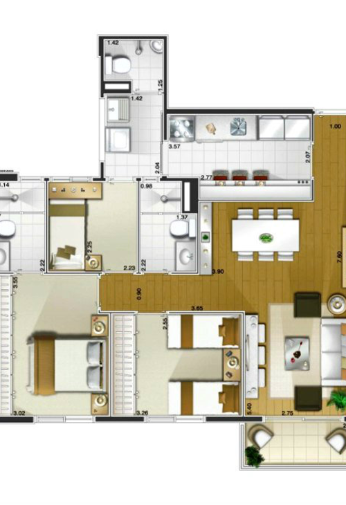 Apartamento à venda com 3 quartos, 76m² - Foto 6