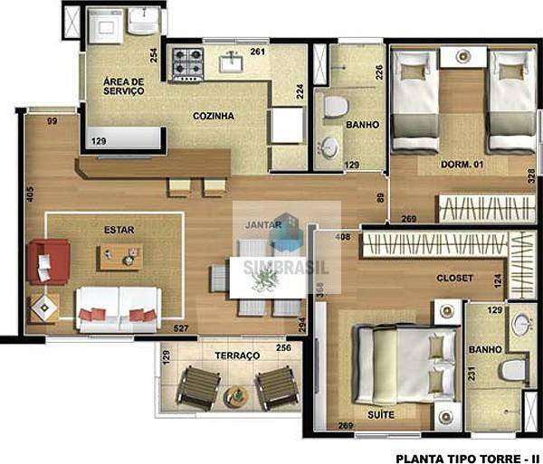 Apartamento à venda com 3 quartos, 89m² - Foto 22