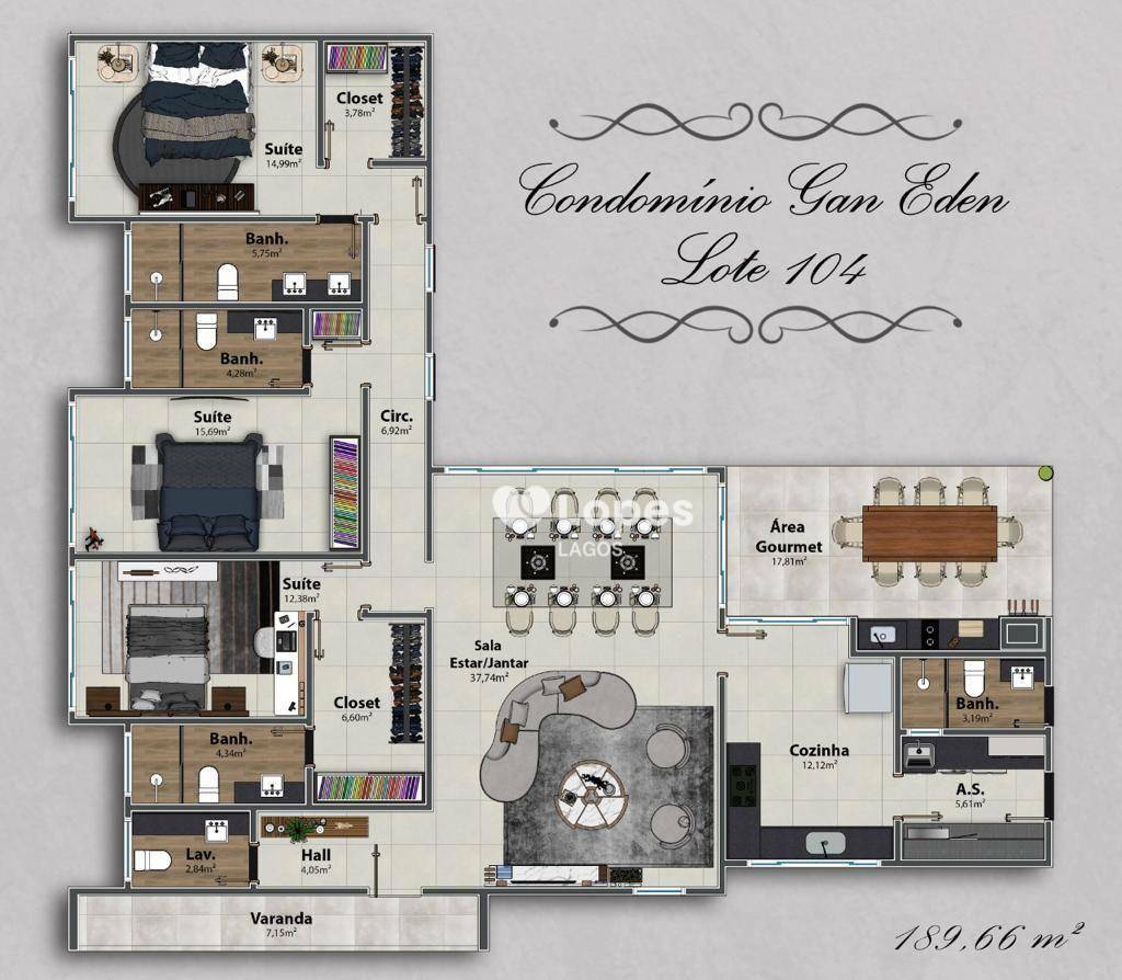 Casa de Condomínio à venda com 3 quartos, 190m² - Foto 7