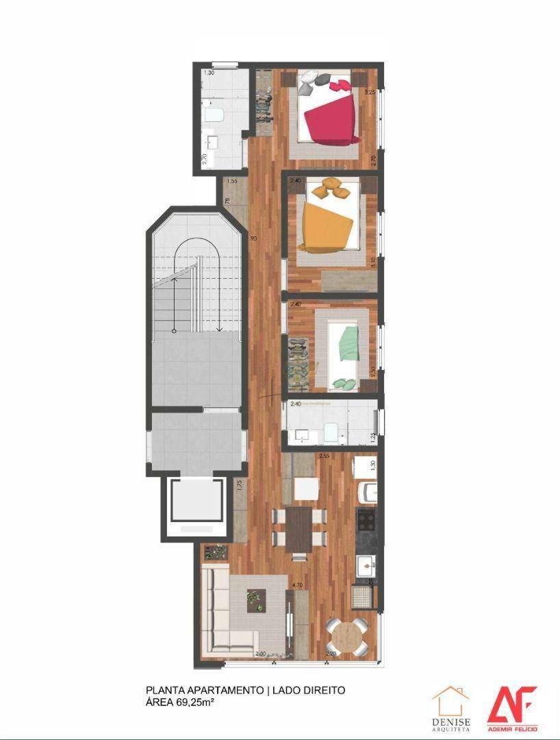 Apartamento à venda com 3 quartos, 63m² - Foto 10