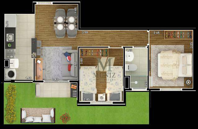 Apartamento à venda com 2 quartos, 46m² - Foto 31