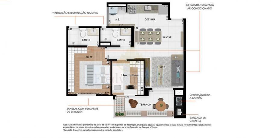 Apartamento à venda com 2 quartos, 65m² - Foto 16