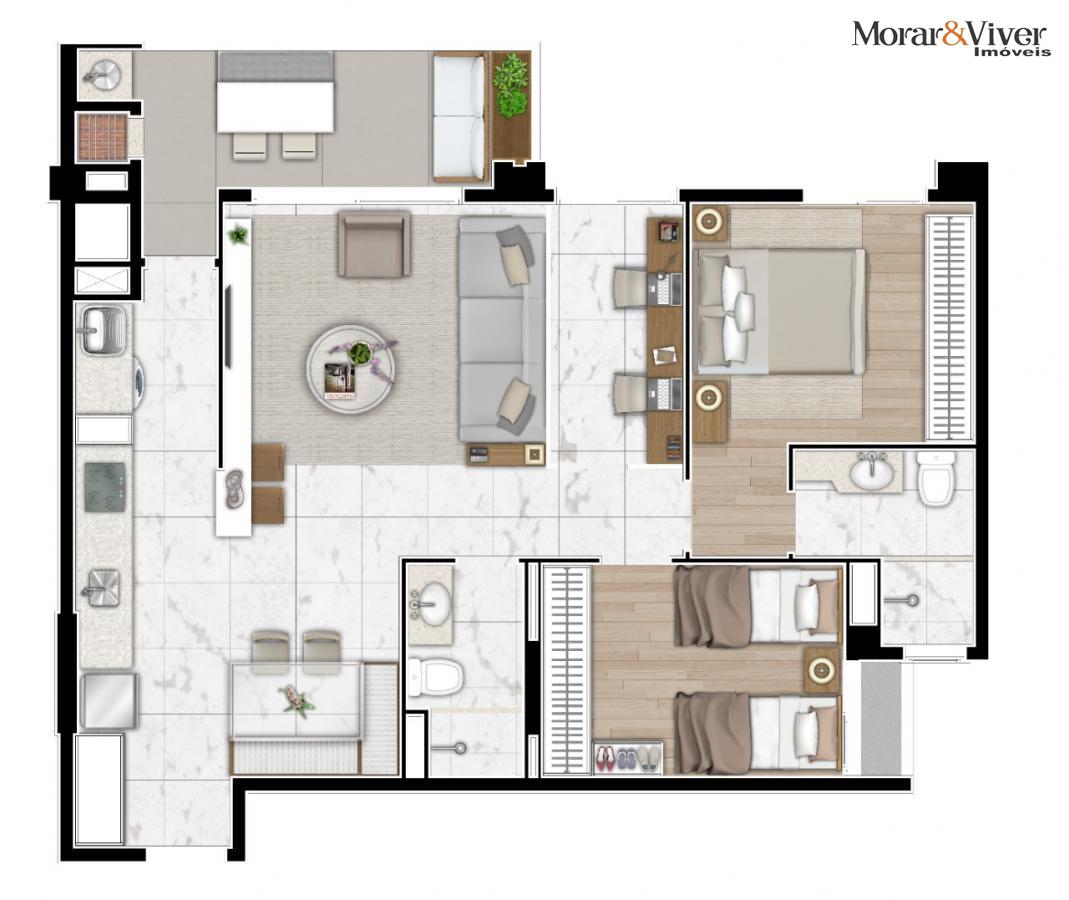 Apartamento à venda com 2 quartos, 63m² - Foto 45